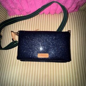 Consuela Black Crossbody Bag Sleek and Stylish